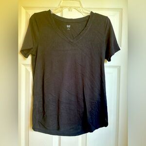 Black, GAP v-neck top